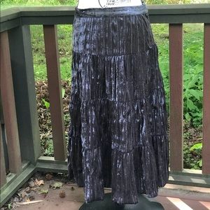 Velvet Broomstick Maxi Skirt